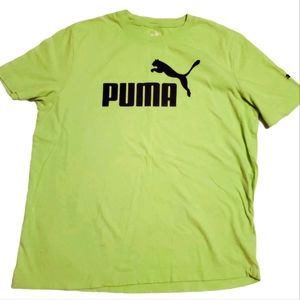 Puma, Teen boys Medium shirt, Bright green